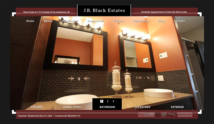 J.B. Black Estates Flash Website