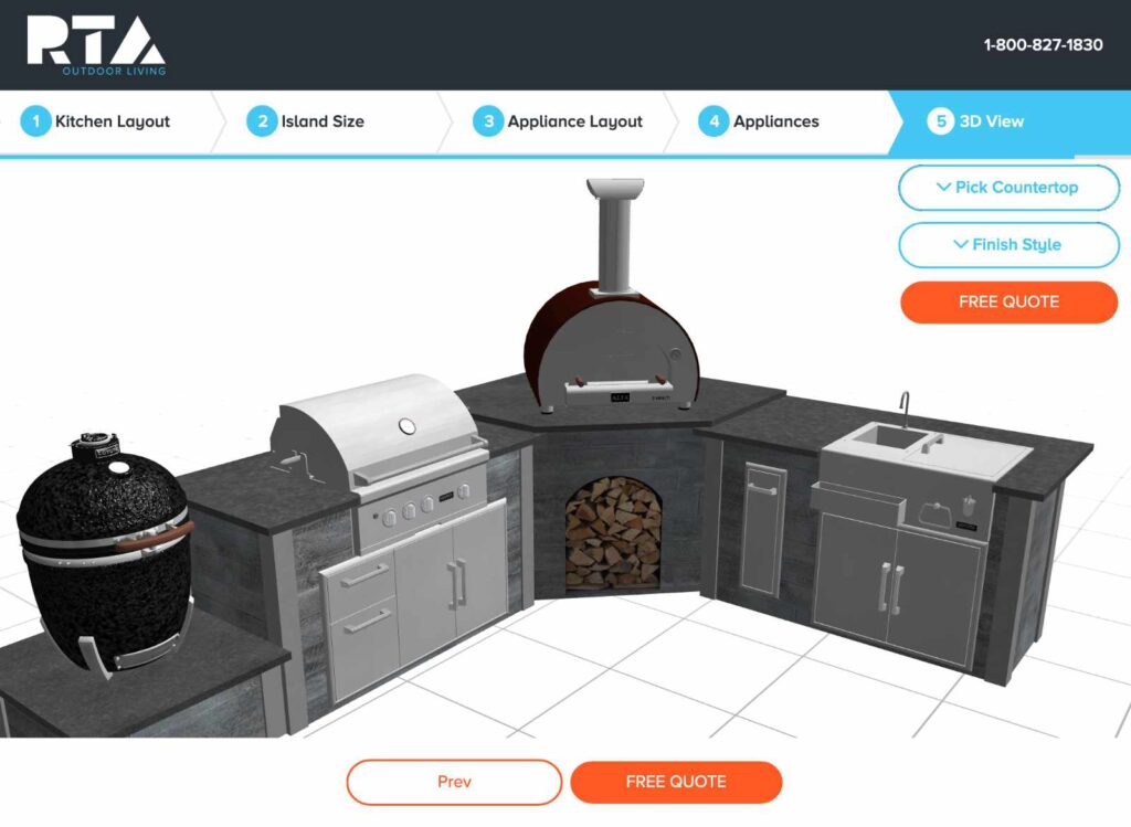 RTA Kitchen Design Tool 3D Application